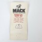 Matchbook Cover Mack Trucks Silver Foil Bulldog Full Color Photo Flatbed Semi
