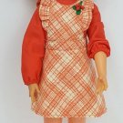 Vintage 1969 Ideal 18" Crissy Grow Hair Doll Red with Extra Dress Swirla Curler