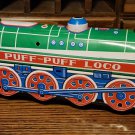Tin Litho PUFF PUFF LOCO BATTERY OPERATED 16" LONG ME660 NON WORKING