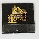 Matchbook Cover Smuggler's Cove Newport OR Oregon Black Gold Foil Water Wheel