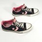 Converse All Star Low Top Sneakers Chuck Taylor Pink Black Woman's 8 Mens 6