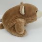Snuffles Gund Teddy Bear Brown Moon Chest 11" Vintage 1980