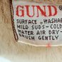 Snuffles Gund Teddy Bear Brown Moon Chest 11" Vintage 1980