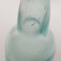 Adolphus Busch AB connected Aqua P7 Handblown Beer Bottle circa 1895 - 1910