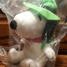 MetLife Snoopy Plush Hiker Camper Green Hat & Backpack  2016 SEALED