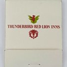 Matchbook Cover Thunderbird Red Lion Inns 33 Locations