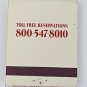 Matchbook Cover Thunderbird Red Lion Inns 33 Locations