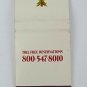 Matchbook Cover Thunderbird Red Lion Inns 33 Locations