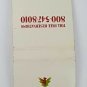 Matchbook Cover Thunderbird Red Lion Inns 33 Locations
