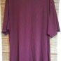 Natural Issue Maroon Red Short Sleeve Casual Crew Knit Shirt Size XLT Soft