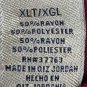 Natural Issue Maroon Red Short Sleeve Casual Crew Knit Shirt Size XLT Soft