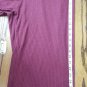 Natural Issue Maroon Red Short Sleeve Casual Crew Knit Shirt Size XLT Soft