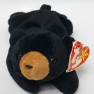 TY Retired Rare Beanie Baby Blackie the Black Bear 1994 Tag Errors