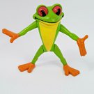 3.25" Cha Animated Red Eye Tree Frog Rainforest Cafe PVC Action Figure Toy RFC