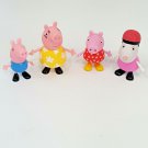 Peppa Pig Figures Lot Of 4 ABD LTD George Mummy Suzy Sheep In Helmet