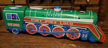 Tin Litho Puff Puff Loco Battery Operated 16" Long ME660 Non Working