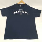 Vintage 90s Property of NASA Adult Size XL Blue Tee T-Shirt  Delta Pro Weight