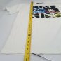 NIKE Lebron James LBJ King Is King Neon Lights Miami White Large Tee T-Shirt