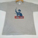 Retro I Have Gas T-shirt STINKY Gas Station Attendant Large Distressed