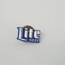 Miller Lite Pilsner Beer Pin Tie Blue Plastic