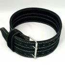 SPLB Medium Leather Power Lifting Weight Belt Black