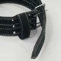 SPLB Medium Leather Power Lifting Weight Belt Black