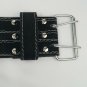 SPLB Medium Leather Power Lifting Weight Belt Black