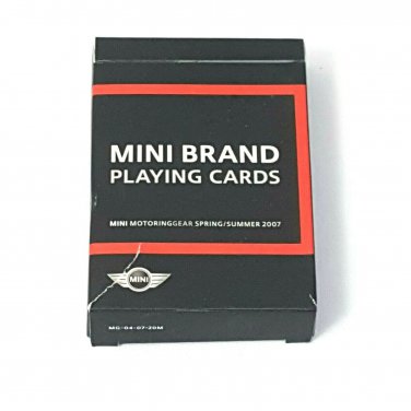 Mini Brand Playing Cards Motoring Gear Spring Summer 2007 Cooper