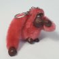 Kipling Bag Charm Thumb Sucking Monkey Gorilla Key Chain Red Dark Pink  CAMILLE