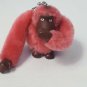 Kipling Bag Charm Thumb Sucking Monkey Gorilla Key Chain Red Dark Pink  CAMILLE
