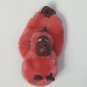 Kipling Bag Charm Thumb Sucking Monkey Gorilla Key Chain Red Dark Pink  CAMILLE