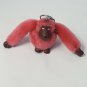 Kipling Bag Charm Thumb Sucking Monkey Gorilla Key Chain Red Dark Pink  CAMILLE