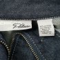 Chicos Platinum Denim Crop Stretch Jean Jacket w/ Zipper Buttons Pockets Size 1
