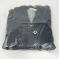 Chicos Platinum Denim Crop Stretch Jean Jacket w/ Zipper Buttons Pockets Size 1