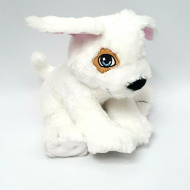 Lego White Puppy Soft Plush 9in Dog Brown Spots Stitched Eyes Black Nose 2012