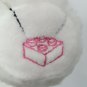 Lego White Puppy Soft Plush 9in Dog Brown Spots Stitched Eyes Black Nose 2012