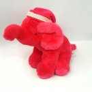 Vintage 1987 Chosun Plush Bright Pink Elephant Stuffed Animal Toy 14" Lovey Cap