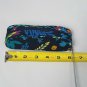 Vera Bradley Small Cosmetics Brush Pencil Glasses Bag Black Blue Floral