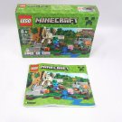 Lego Minecraft şet # 21123 The Iron Golem Instruction Manual and Box Only VG