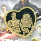 Star Wars R2D2 and C3PO Variety Heart Pin The Phantom Menace Episode 1
