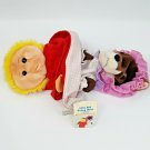 Vintage Caltoy Little Red Riding Hood & Wolf Reversible Two In One Puppet W Tags