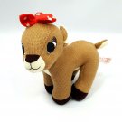 Dan Dee 10" Knit Plush Clarice Doll Rudolph the Red Nosed Reindeer