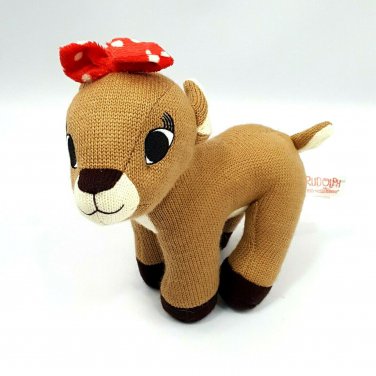 Dan Dee 10" Knit Plush Clarice Doll Rudolph the Red Nosed Reindeer