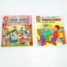 VTG Lot of 2 Creative Child Press Fairy Tales My Very First Snow White Pinocchio