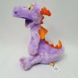 Dragon Disney Parks 9" Tall Soft Stuffed Plush Purple Figment Epcot Imagination