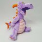 Dragon Disney Parks 9" Tall Soft Stuffed Plush Purple Figment Epcot Imagination