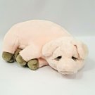 Dakin Lou Rankin Friends Pig Wilfred Plush Stuffed Animal Toy 16" Pink Sleepy