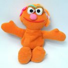 Vintage 1997 Tyco Zoe Bean Bag Plush Sesame Street Beans 8"