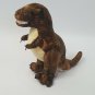 Douglas Cuddle Toy Plush Dinosaur T Rex  9" Tall Life Like Dino Green Brown