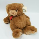 Vintage Mary Meyer Belly Bear Plush Stuffed Animal With Original Tag Brown 13"